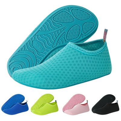 Quick Dry Water Shoes Rubber Sole Diving Shoes Unisex Beach Swimming Diving Socks Non-Slip Seaside Surfing Adult Kids Socks