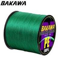 BAKAWA 4สายตกปลาถักความยาว: 300ม.330yds เส้นผ่านศูนย์กลาง: 0.2มม.-0.42มม. ขนาด: 10-85lb ญี่ปุ่นสายถัก PE สายลอย