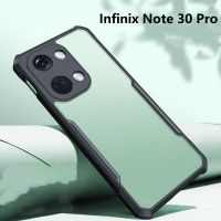 สำหรับ Infinix Note 30 12 Pro G96ร้อน30 30i 12 12i เคสอะคริลิค4G 5G เคสโทรศัพท์แบบใสกันกระแทกฝาหลังเคสกันกระแทกเลนส์