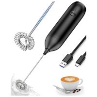 Coffee Frother Rechargeable Coffee Frother Handheld Coffee Frother with Type-C Interface Frother