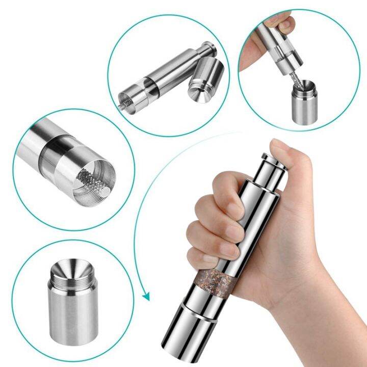 salt-and-pepper-mill-set-stainless-steel-salt-and-pepper-grinder-durable-one-hand-operation-salt-and-pepper-mill-2-pack