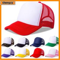 SHENGZU ปรับได้ หมวกฤดูร้อน ตาข่าย Sunhat หมวก trucker หมวกแก๊ป หมวกเบสบอล