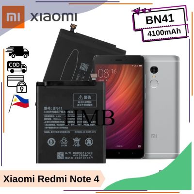 แบตเตอรี่ ใช้สำหรับเปลี่ยน Xiaomi Redmi Note 4  Original Battery | Model: BN41 (4100mAh) High Quality **แบตเตอรี่รับประกัน 6 เดือน**