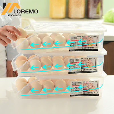 กล่องเก็บไข่ ความจุ 12 ฟอง วางซ้อนได้ ที่ใส่ไข่ กล่องใส่ไข่ เข้าตู้เย็นได้