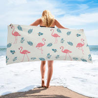 Flamingo Tropical Summer Plant Bath Towel For s Home Essentials Summer Swimming Beach Towel Quickly Dry Face Towel