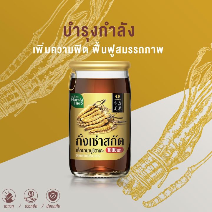 แฮนดี้เฮิร์บ-ถั่งเช่าสกัด-1-000-มก-ขนาด-65-มล-จำนวน-6-ขวด