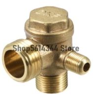 LJLJ-Air Compressor Check Valve 90 Degree Male Threaded Brass G1/8quot;xg3/8quot;xg1/2quot;