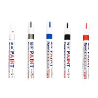 1pcs White Waterproof Cars Wheel Tire Oily Mark Pen Car Tire Paint Marker Pen Touch Up Marker Clear Kit For Car Scratch Fix Care Pens