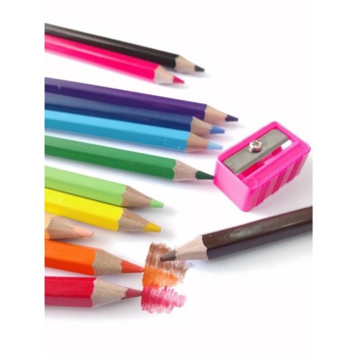 แพ็ค2ชิ้น-master-art-มาสเตอร์อาร์ต-ดินสอสี-12-สี-รุ่นซุปเปอร์ไบร์ท-ดินสอ-ดินสอสี-สีไม้-แท่งยาว-พร้อมกบเหลา-ไส้ทนทาน-ไม่หักง่าย