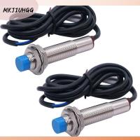 MKJIUHGG 2pcs อุปกรณ์สำหรับการเหนี่ยวนำ สวิทช์ความใกล้ชิด LJ12A3-4-Z/ขวาน NPN NC สวิตช์ตรวจจับ เซ็นเซอร์เหนี่ยวนำโลหะ ปิดปกติ2มม. เซ็นเซอร์เข้าใกล้ เซนเซอร์แม่เหล็ก