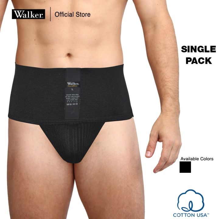 Walker Men Athletic Full Supporter Brief Underwear 6 Inches Garter (Single  Pack)