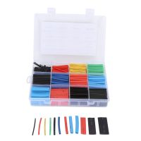 560 Pcs Heat Shrink Tube Wire Shrink Wrap Flame Retardant Insulated Heat Shrinkable Tube Set Cable Management