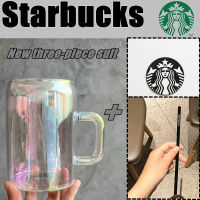 ถ้วย Starbuck ถ้วย Sloki Kaca ลมทะเลเกาหลีชุบสีถ้วยกาแฟมีสีสันไล่ระดับสีทนความร้อนความจุมากถ้วยน้ำ