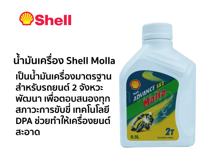 shell-molla-0-5l-น้ำมันออโต้ลูป