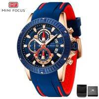 MINIFOCUS MINI FOCUS MF0244G สุดหรูนาฬิกาข้อมือมียี่ห้อสำหรับ Man แฟชั่นผู้ชายกีฬาควอตซ์นาฬิกาเทรนด์นาฬิกาข้อมือสำหรับชาย Jam Tangan Lelaki