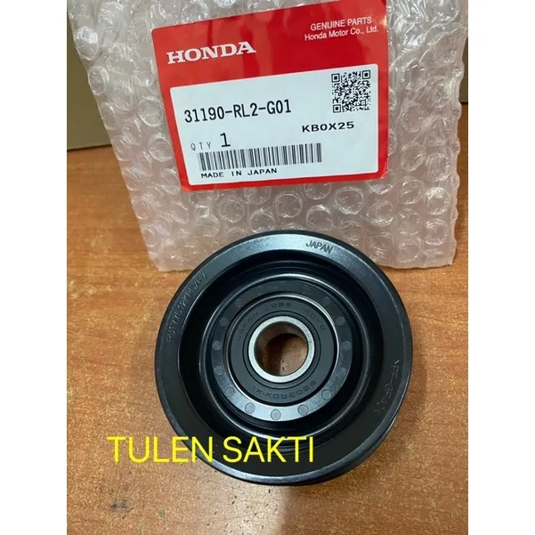 ORIGINAL HONDA CRV SWA 2.0 / STREAM RN6 SMA 1.8 FAN BELT IDLER PULLEY (7pk pulley) 31190RL2G01