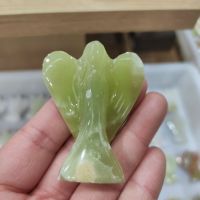 AAA+ 100 Natural Afghan jade angel quality Afghan jade healing decoration Christmas gift Healing Decorative Stones