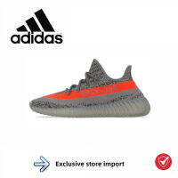 2023 รองเท้าผ้าใบลำลองสำหรับผู้ชายและผู้หญิง originals 350 V2Beluga Reflective Grey Orange Full Star for men and women