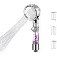 Shower Head,Turbocharged Shower Head,3 Jet Types&amp;On/Off Switch,Water-Saving Rain Shower,High-Pressure Hand Shower