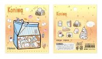 20sets Kawaii Stationery Stickers Milk Box Cartoon Cat Diary Planner Decorative Mobile Stickers Scrapbooking DIY Craft Stickers