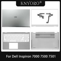 ใหม่สำหรับ Inspiron 7500 7501หน้าจอ LCD สำหรับแล็ปท็อปกรอบหน้าจอฝาหลังบานพับผ้าคลุมรถแผ่นรองมือสำหรับคีย์บอร์ดฝาหลังเคสด้านบน0VFPVN