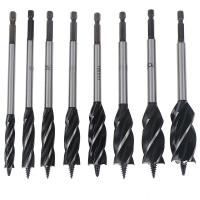 【shizhen】10-25mm Twist Drill Bit Set Wood Fast Cut Auger Carpenter Joiner Tool