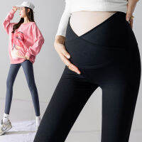 1703 # ฤดูใบไม้ผลิไนลอนคลอดบุตร Legging ไม่มีรอยต่อ Slim Belly กางเกงดินสอเสื้อผ้าสำหรับหญิงตั้งครรภ์ Casual การตั้งครรภ์โยคะกีฬา...