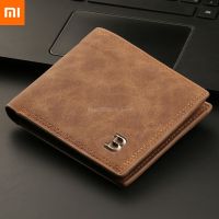 ☄ 2022 New Xiaomi Men Wallets Small Money Purses Wallets New Design Dollar Price Top Men Thin Wallet With Coin Bag Zipper Wallet