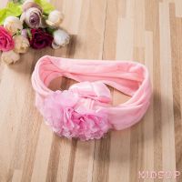 Baby Girls Flower Headband Lace Soft Elastic Headwear Hair Band Headdress