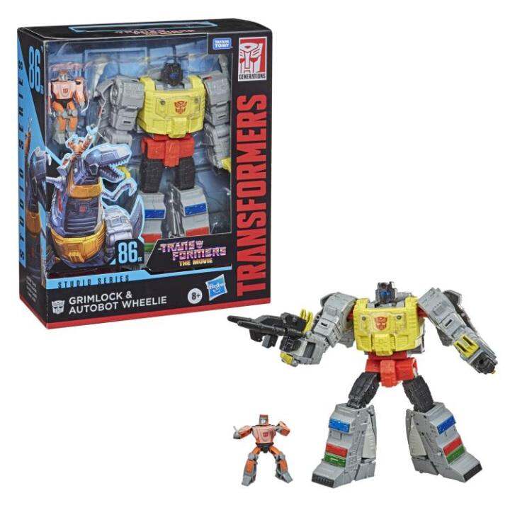 Transformers Studio Series SS86 Grimlock & Autobot Wheelie Lazada