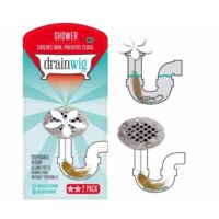 ที่ดักเส้นผม ดักเส้นผม ที่ดักเส้นผมในท่อระบายน้ำ ดักจับเส้นผม Drain Cleaner Drainwig โซ่ดักผม ที่ดักจับเส้นผม ท่อตัน (แพ็ค 2 ชิ้น)