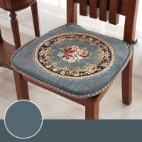 Winter Thicken Chair Cushion Quality Seat Cushions Can Be Fixed On Chair Sit Pad Non-slip Home Office Decor Cushion 44x46cm 1pc