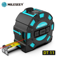 Mileseey DT11เลเซอร์วัดเทป40เมตร2-in1แบบชาร์จหดดิจิตอลเรนจ์ไฟเมตริกอิมพีเรียลสำหรับบ้านวัด