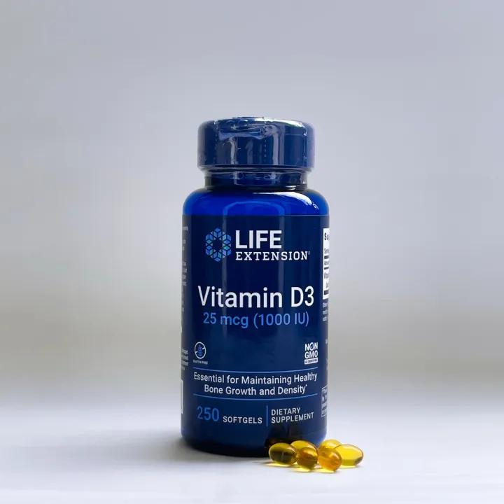 Life Extension, Vitamin D3, 25 mcg (1,000 IU), 250 Softgels | Lazada PH