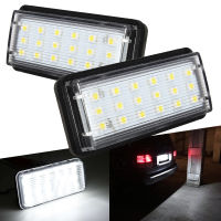 2x C An BUS Led หมายเลขทะเบียนแสงสำหรับเล็กซัส LX470 LX570 Toyota Land Cruiser 100 200 Prado 120 Reiz 4D เครื่องหมาย X โคมไฟป้ายทะเบียน