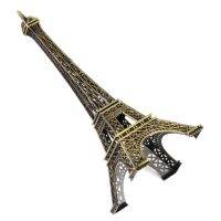 Retro Bronze Tone Paris Effiel Tower Figures Statues Model Home Bedroom Desktop Car Decor