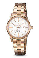 CITIZEN นาฬิกาข้อมือผู้หญิง สายสแตนเลส รุ่น EU6073,EU6073-53,EU6073-53A- สีโรสโกลด์