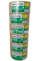 Armstrong เทปปิดกล่อง สีกากี ขนาด 48 มม x 100 หลา เทป OPP สีน้ำตาล