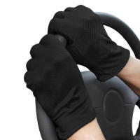 BEAUTYBIGBANG1Pair Men Motorcycle Climbing Driving TouchScreen Anti Slip Sun Protection Riding Camping Full Finger Cycling Gloves Breathable Hiking