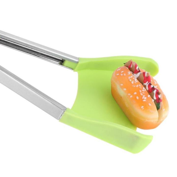 2in1-clever-kitchen-spatula-and-tongs-ที่คีบอาหาร-ทอด-ที่คีบอาหาร-silicone-ที่คีบอาหารเชฟ-spatula-silicone-cooking-ไม้คีบอาหาร-ไม้พายทำอาหาร-ไม้คีบอาหาร-2-ชิ้น