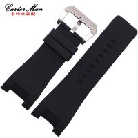 New Rubber watchband for DZ1216 DZ1273 DZ4246 DZ4287 high quality watch strap 32x17mm silicone bracelet