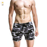 IUM Men Seaside Arrow กางเกง Camouflage พิมพ์กระเป๋าออกกำลังกายสบายๆสั้นกางเกงกางเกงขาสั้นกางเกงสั้นกางเกงผู้ชายฤดูร้อน Casual Workout อุปกรณ์เสริมสบาย Cool Camouflage พิมพ์กระเป๋าสั้น