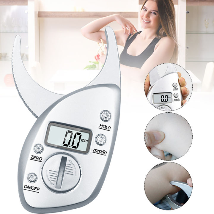 Body Fat Caliper Monitors Electronic Digital Body Fat Analyzer