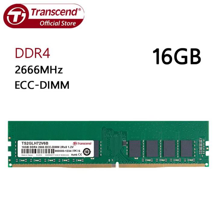 transcend-16gb-ddr4-2666-ecc-unbuffered-dimm-memory-ram-for-workstation-and-server-ts2glh72v6b