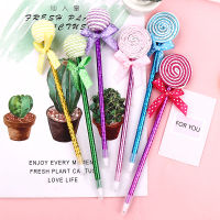 24PCs Ballpoint Pens Set Lollipop Plastic Ball-Pen Creative Learning Stationery Office Personalized Pens Small Gifts Wholesale