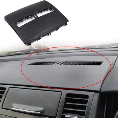 Car Front LHD Dashboard Middle Air Conditioner Outlet Vents Cover 68414-ED50 for Tiida 2005-2011 - Black