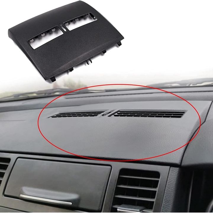 car-front-lhd-dashboard-middle-air-conditioner-outlet-vents-cover-parts-accessories-68414-ed50-for-nissan-tiida-2005-2011-black