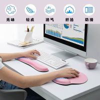 Mouse Pad with Wrist Rest Non-Slip Base Wrist Rest Pad Ergonomic Mousepad for Office Gaming PC Laptop