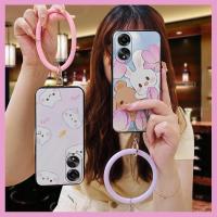 youth Back Cover Phone Case For OPPO A78 4G cute bracelet funny ring solid color Cartoon personality Anti-knock