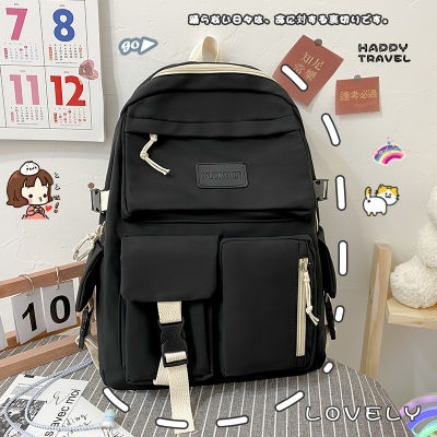 Fashion Womens Backpack Trendy Nylon Waterproof Anti-theft School Bag For Girls School Backpack With Many Pockets 2021